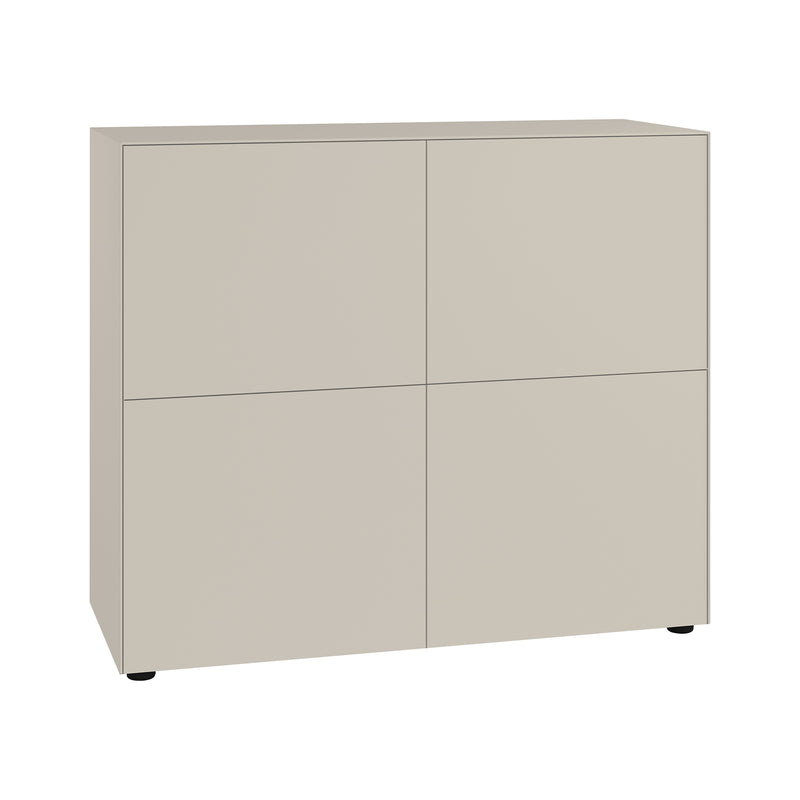 Piure - Nex Pur Box Kommode | Türen / 120 x 100 x 40 cm / silk