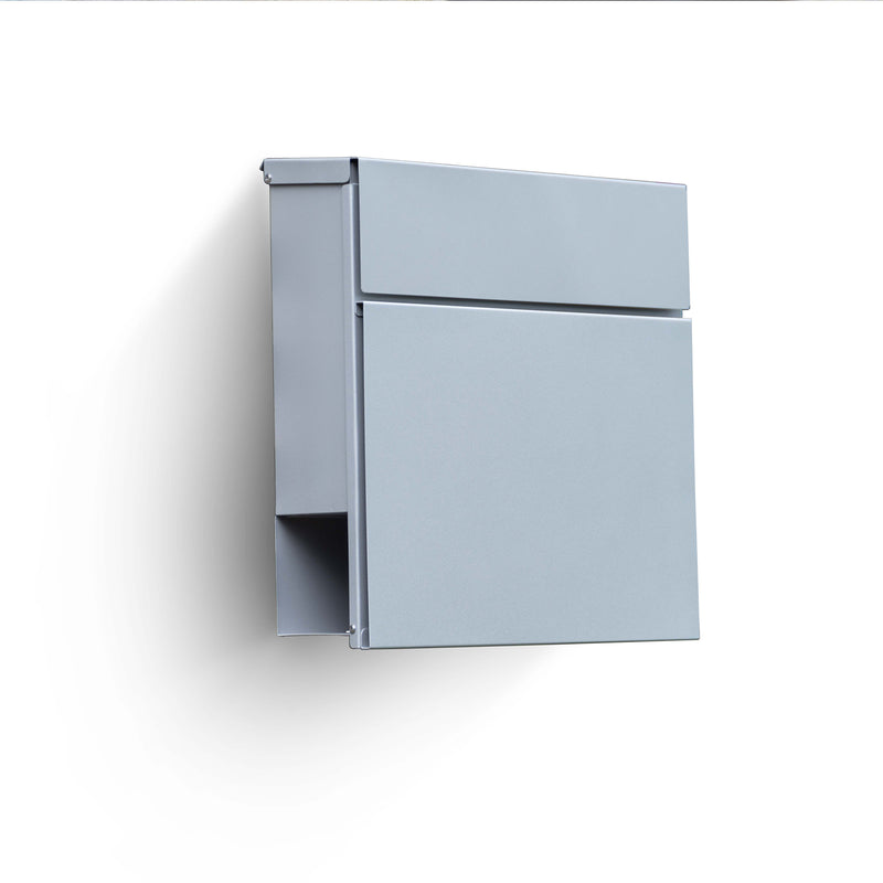 Radius Design - Briefkasten Letterman VI mit Zeitungsrolle | silber