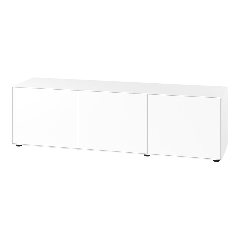 Piure - Nex Pur Box Sideboard | mit Türen / 180 x 50 x 48 cm / weiß RAL 9016