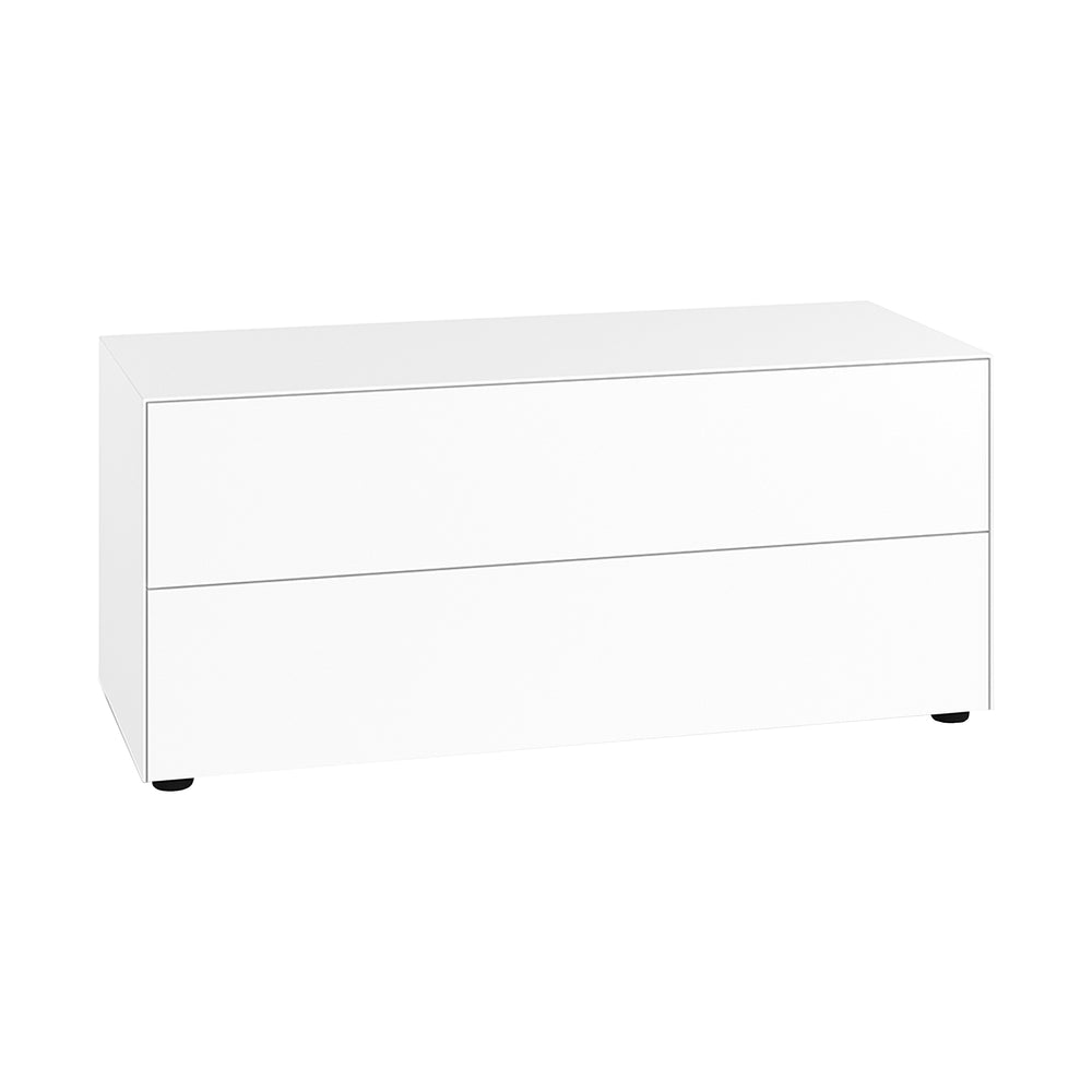 Piure - Nex Pur Box Sideboard | mit Schubkästen / 120 x 50 x 48 cm / weiß RAL 9016