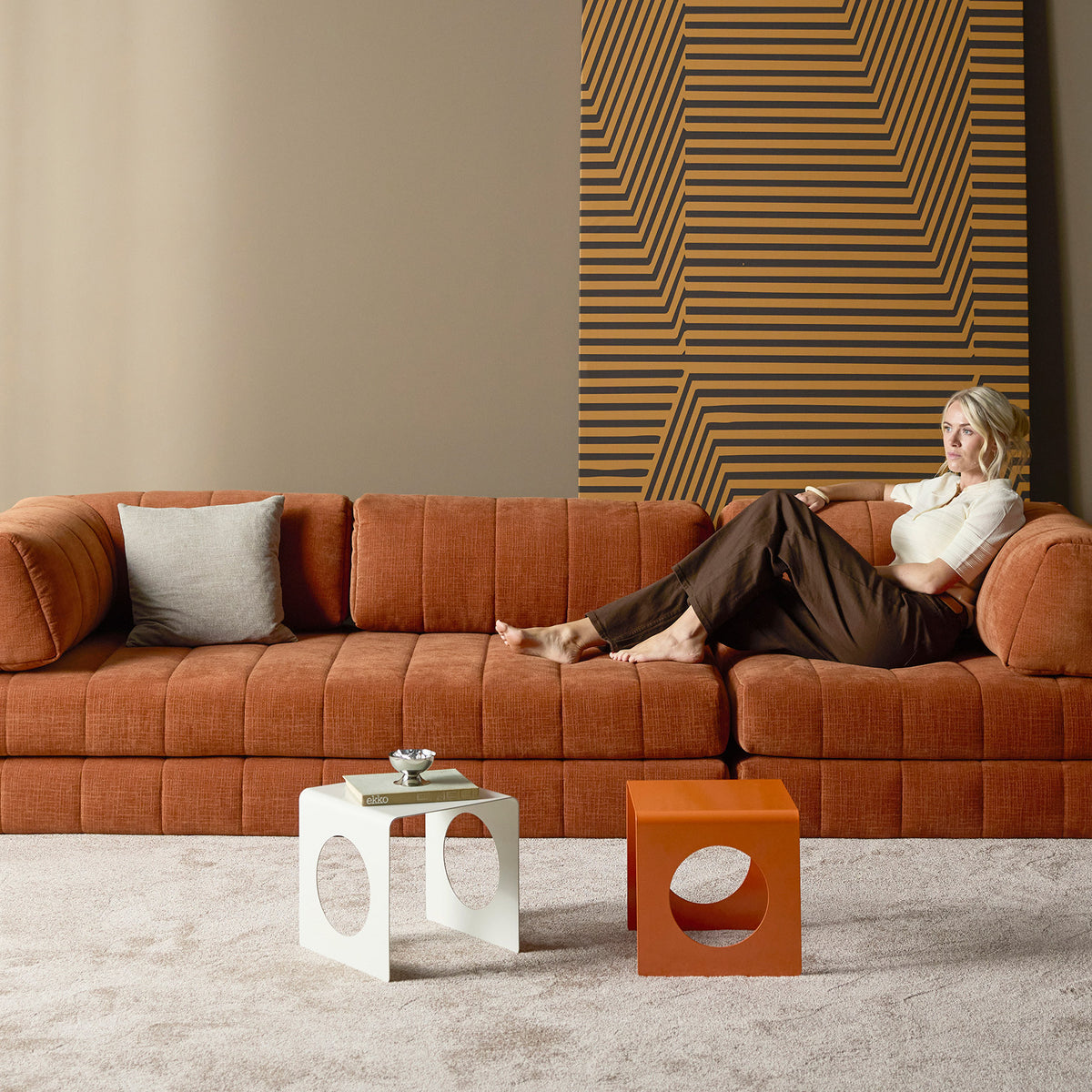 Innovation Living - Cozypad Schlafsofa &amp; Stuhl mit Rückenpolster / Armlehne | 