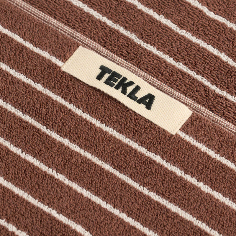Tekla - Terry Handtuch | Handtuch (50 x 90 cm) / rust stripes, Gästehandtuch (30 x 50 cm) / rust stripes, Badetuch (70 x 140 cm) / rust stripes